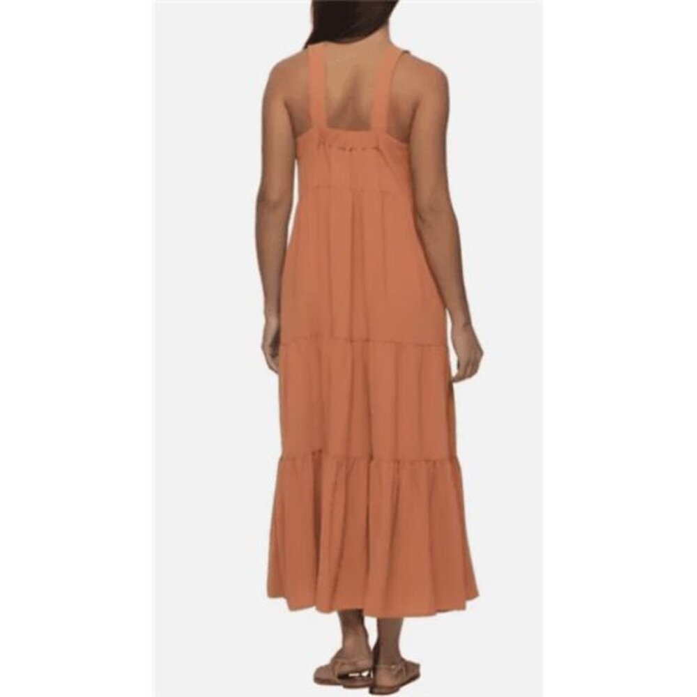 Felina Women's Tiered Maxi Dress Copper (Copper, Medium) - Picture 2 of 2